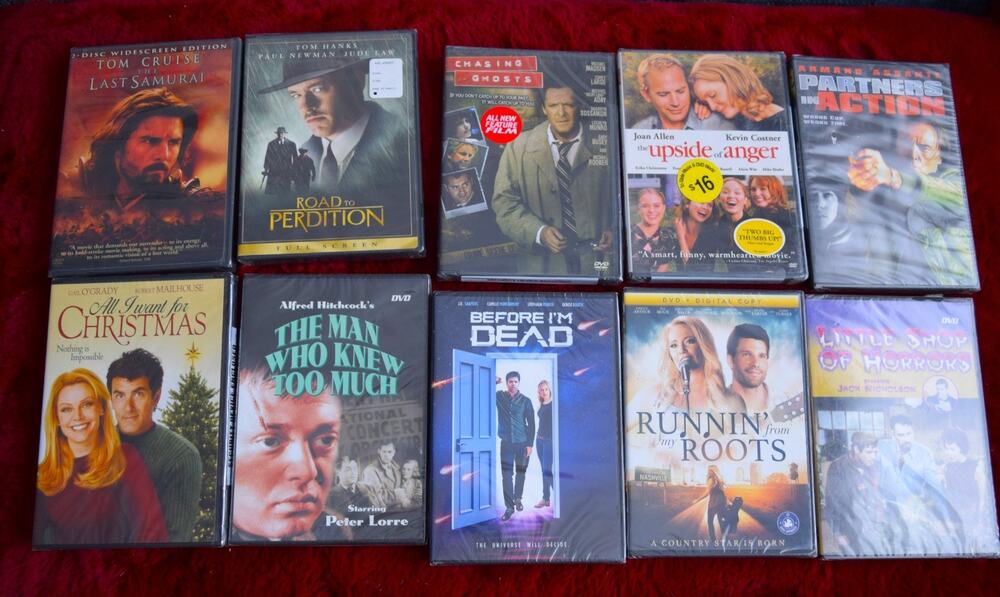 New Sealed Lot 10 DVD The Last Samurai DVD 2004 Movie 2-Disc+ more